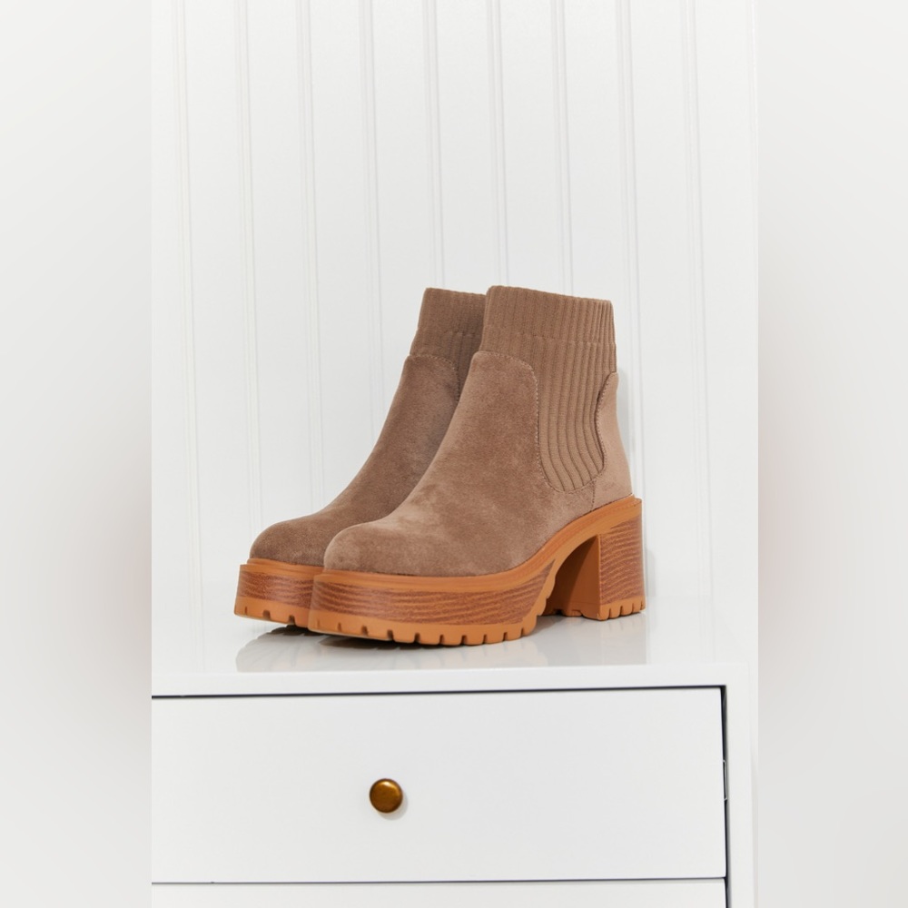 WeeBoo Strive For More Chunky Sole Sock Booties